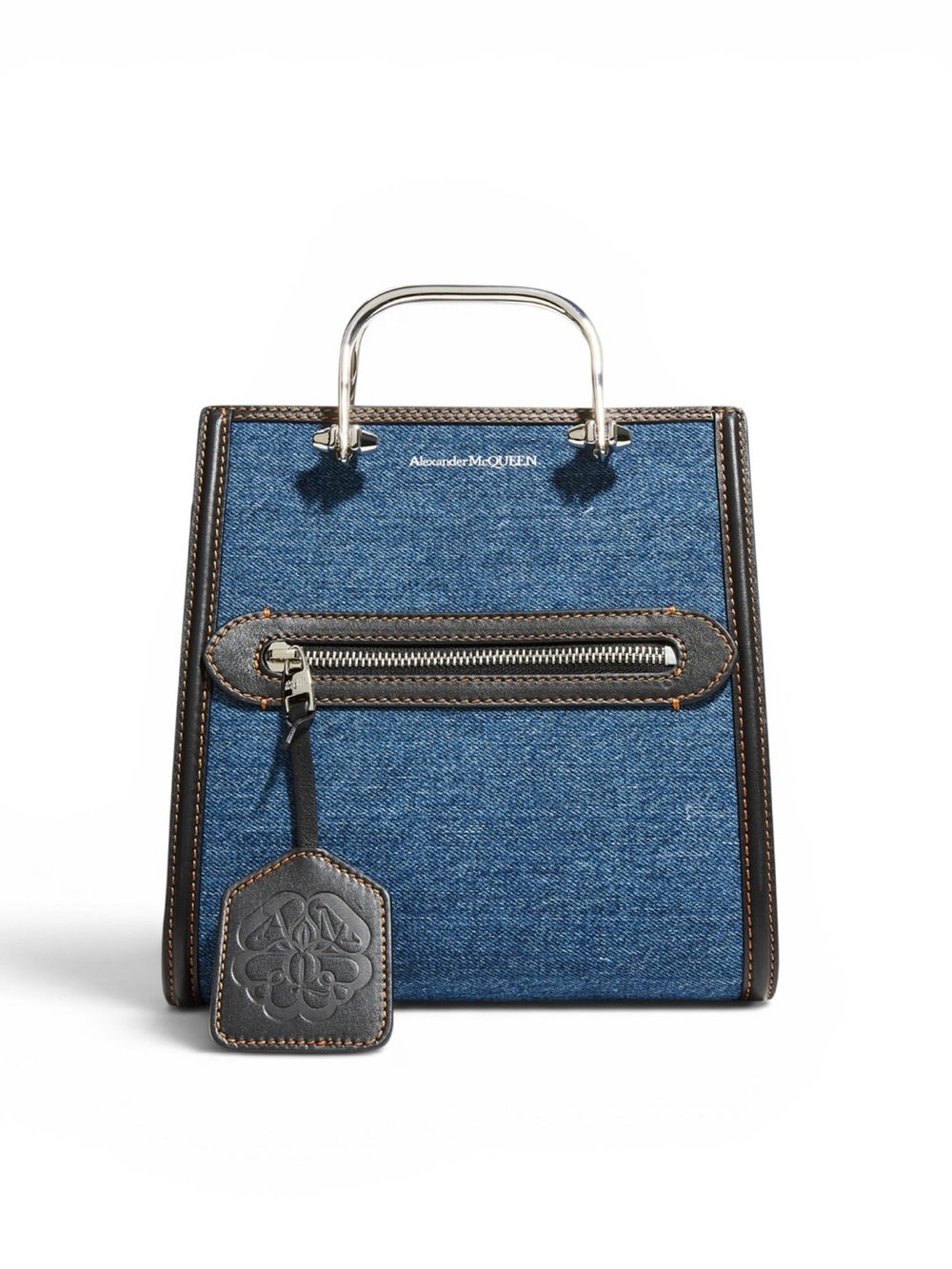 ALEXANDER MCQUEEN ‘The Short Story’ Denim Tote